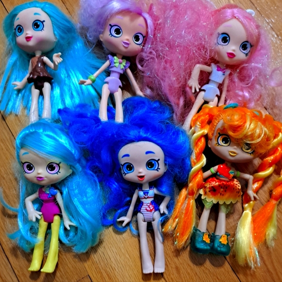 Lot of Six Shopkins Shoppies (Bag #8) - Picture 1 of 7